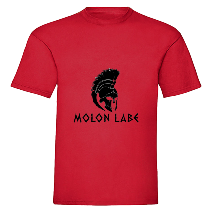 Molon Labe Head Shield T-Shirt - Image 3