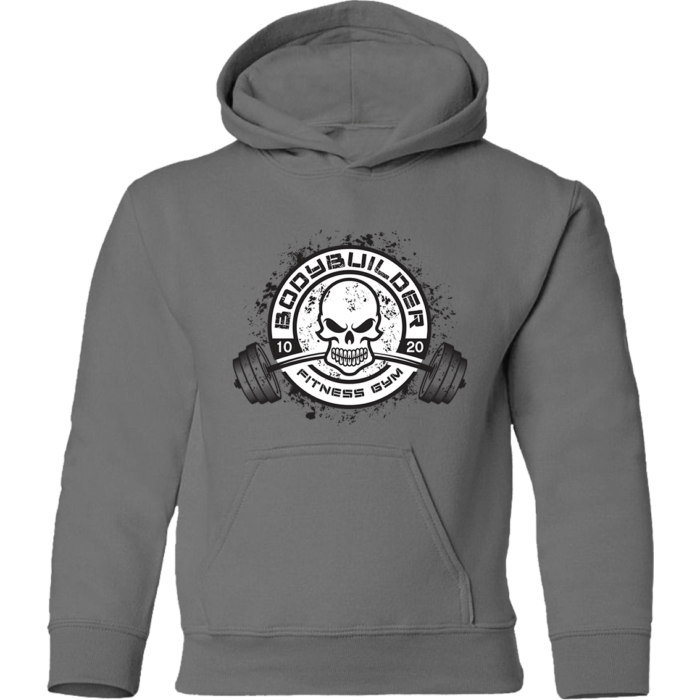 Bodybuilding Skull Pullover Hoodie