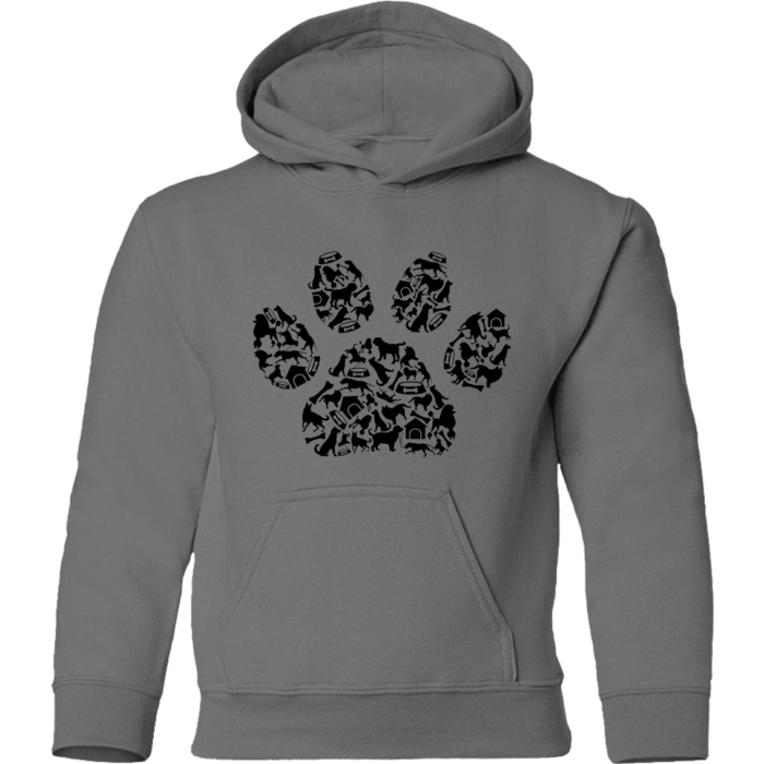 Dogs Paw Pullover Hoodie - Image 3