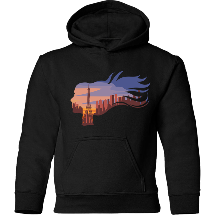 Woman In Paris Pullover Hoodie - Image 2