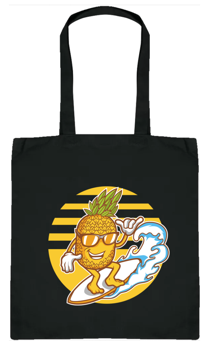 Pineapple surfing Market Bag