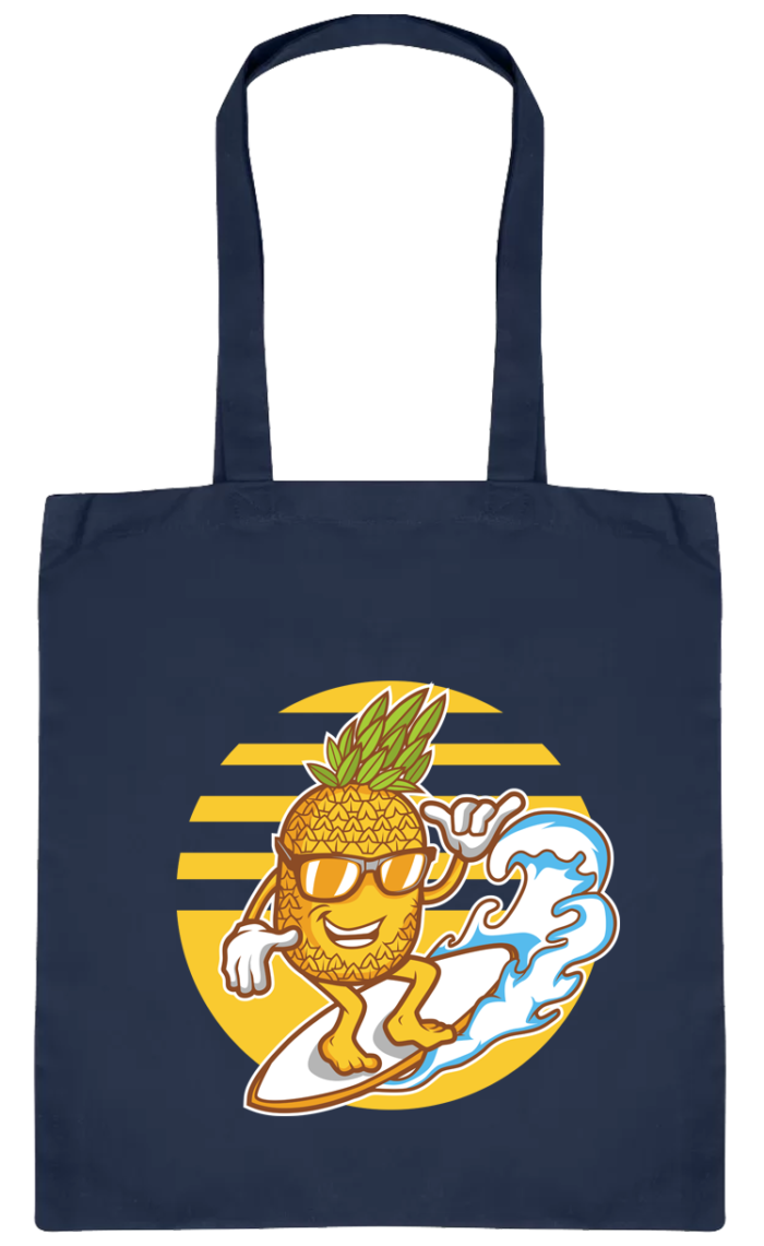 Pineapple surfing Market Bag - Image 3