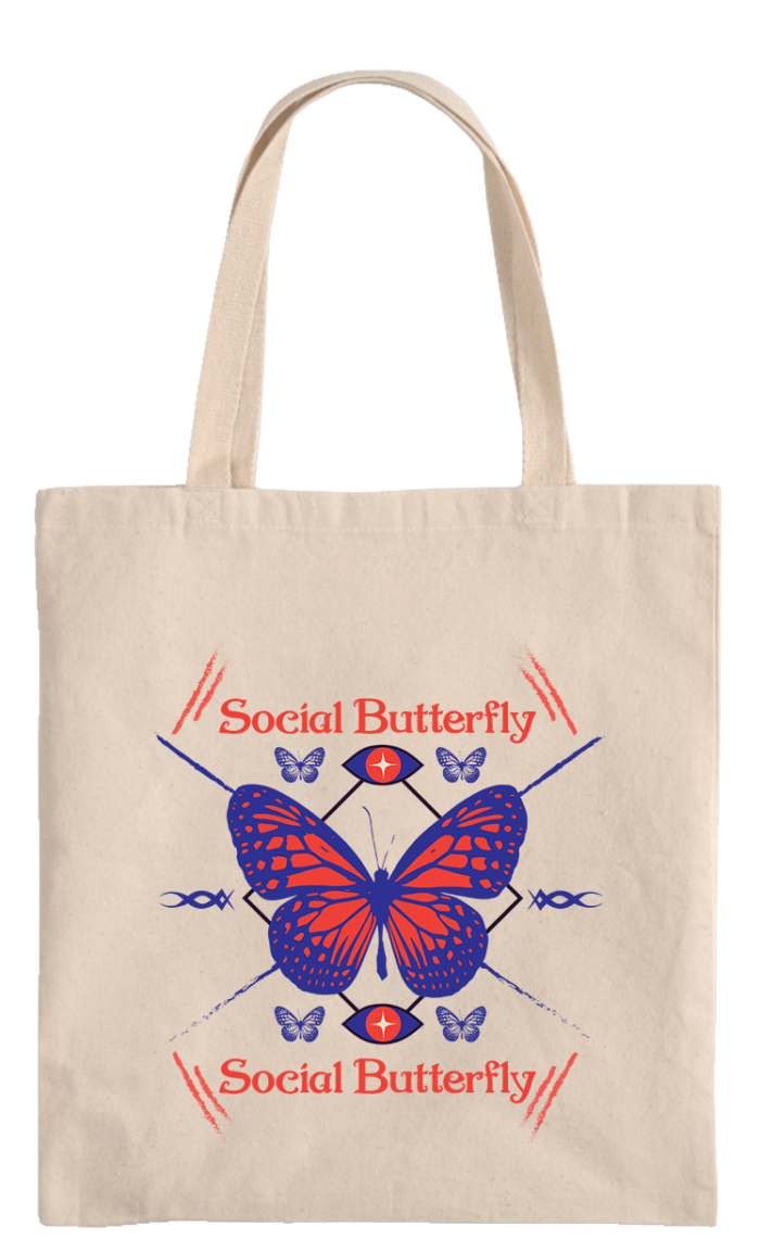 Social Butterfly Urban Market Bag