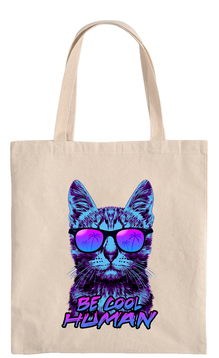 Cat - Be Cool Human Market Bag