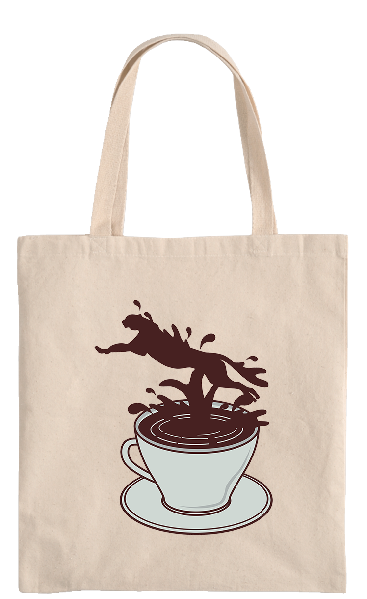Coffee Cheetah Market Bag