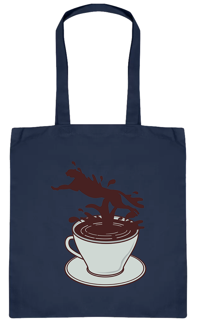 Coffee Cheetah Market Bag - Image 3