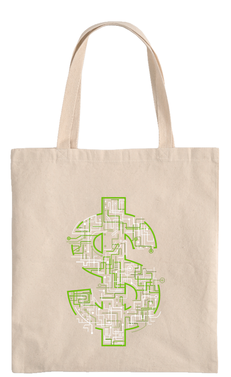 Electric Dollar Market Bag - Image 2