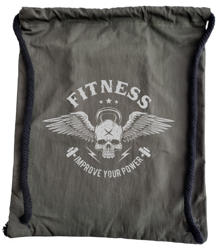 Fitness skull Gym Sack - Image 2