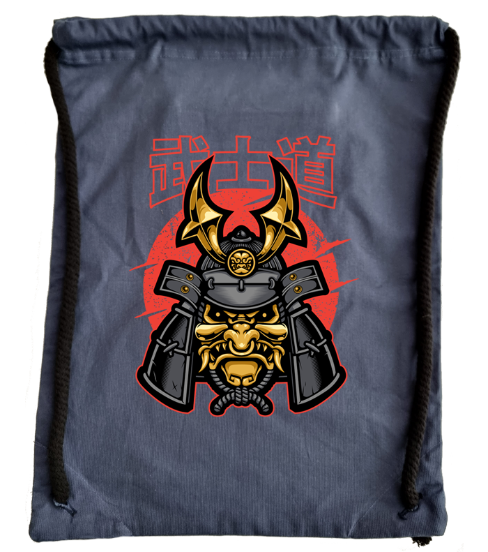 Samurai warrior mask Gym Sack