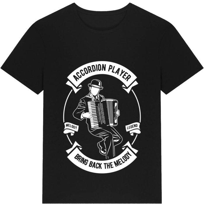 Accordion Player T-Shirt - Image 2