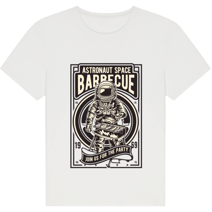 Astronaut Space Barbeque T-Shirt - Image 4