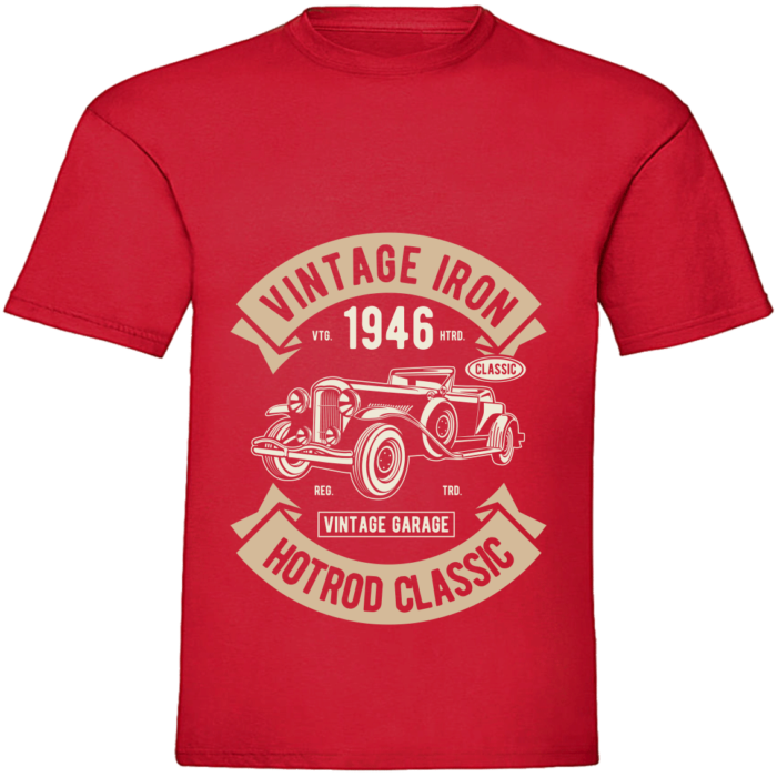 Vintage Iron Classic T-Shirt - Image 3