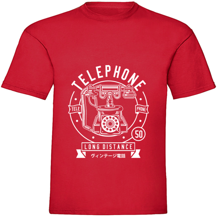 Vintage Telephone T-Shirt - Image 3