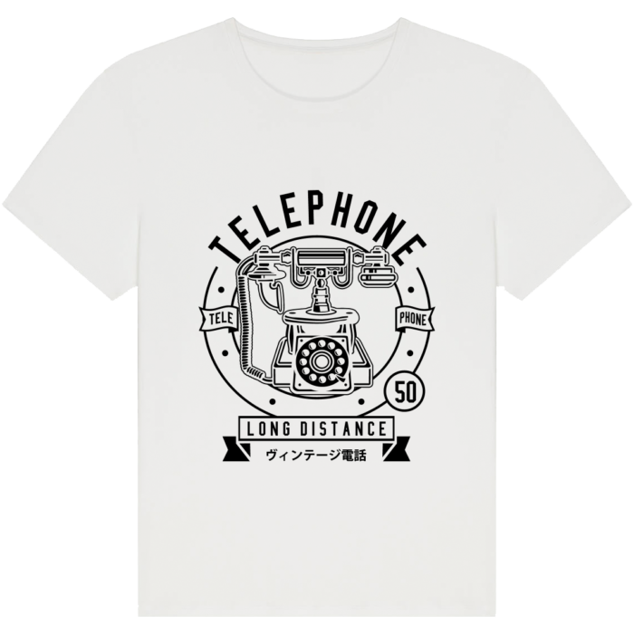 Vintage Telephone T-Shirt - Image 2