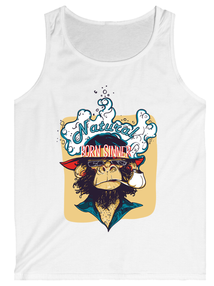 Natural Born Sinner Gym Top Tanks - Image 2