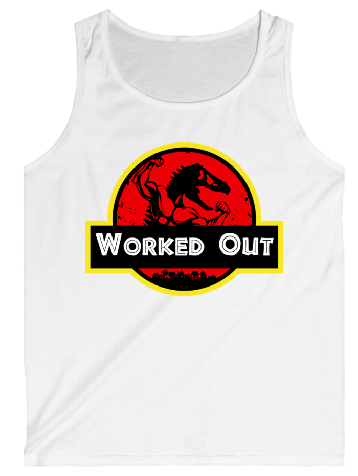 Jurassic Worked Out Gym Top Tanks