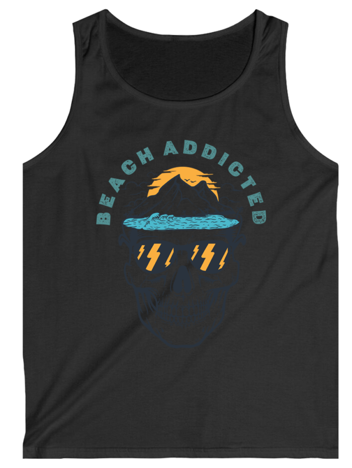 Beach addicted Gym Top Tanks