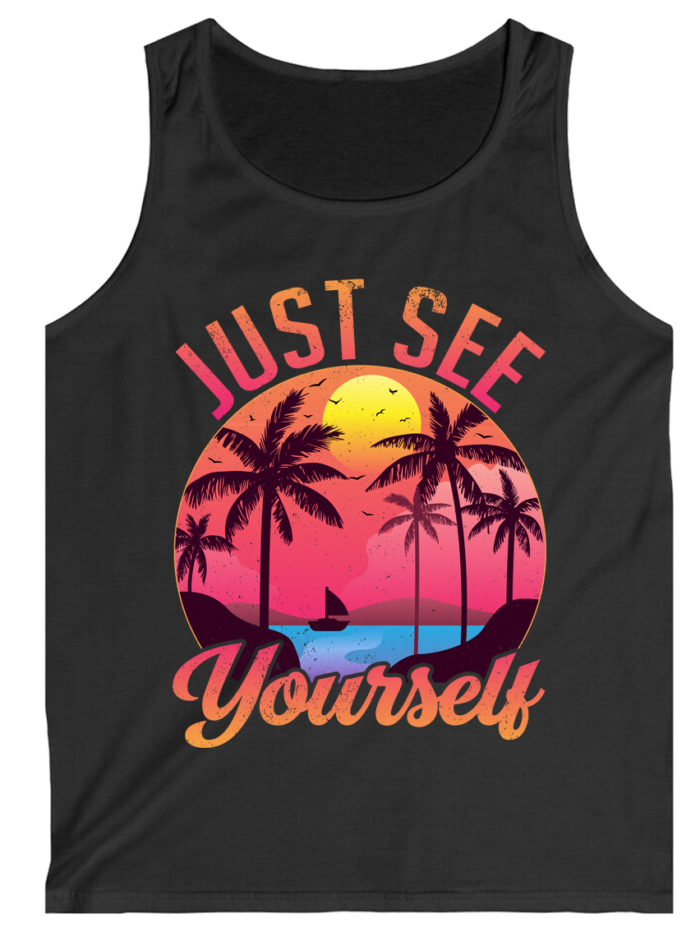 Just See Yourself Summer Gym Top Tanks - Image 2